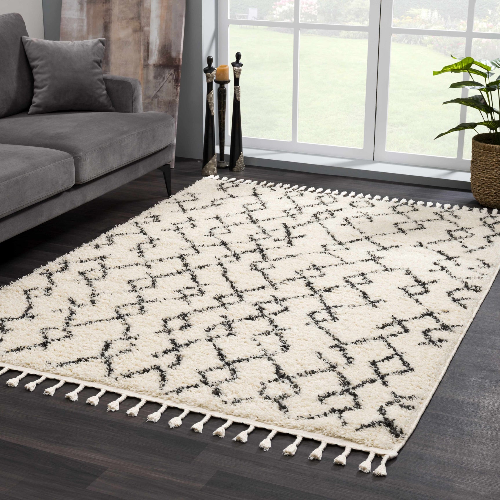 Pahala Moroccan Shag Area Rug - Clearance - Ornate Home