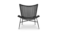 Paige Black Outdoor Accent Chair - Ornate Home
