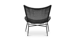Paige Black Outdoor Accent Chair - Ornate Home