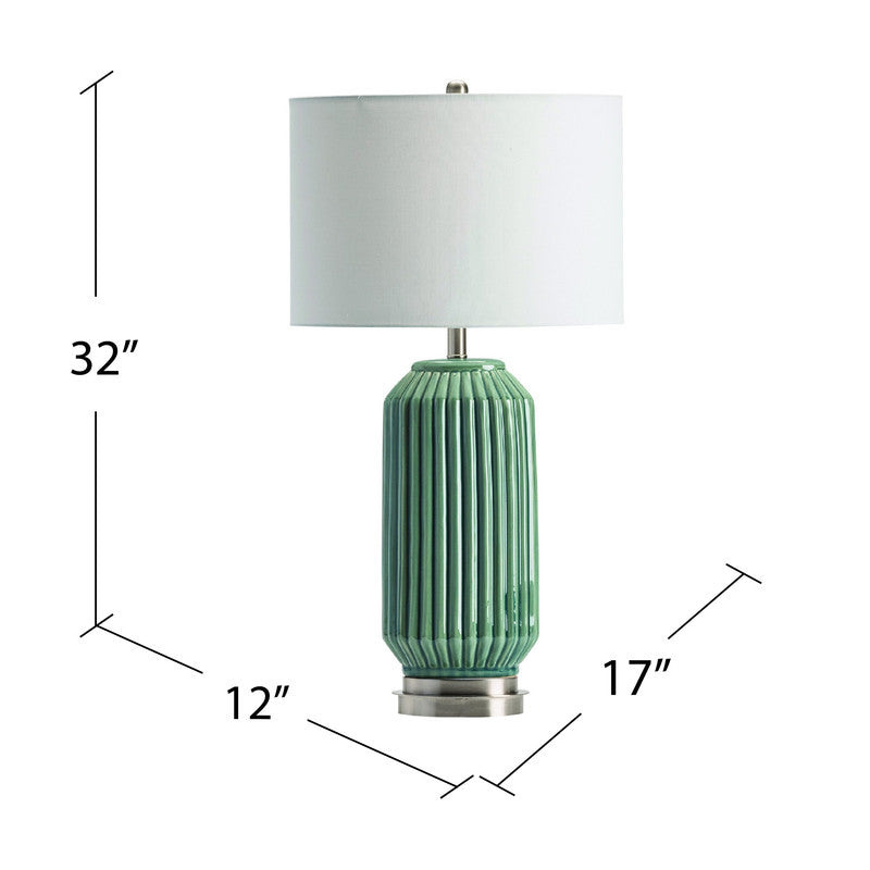 Paige Blue Table Lamp - Ornate Home