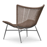 Paige Brown Outdoor Accent Chair - Ornate Home