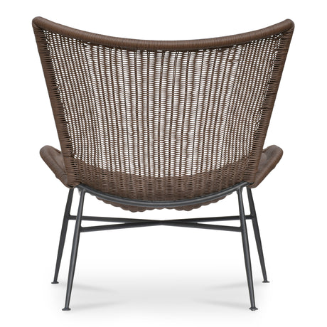 Paige Brown Outdoor Accent Chair - Ornate Home