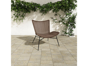 Paige Brown Outdoor Accent Chair - Ornate Home