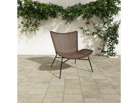 Paige Brown Outdoor Accent Chair - Ornate Home