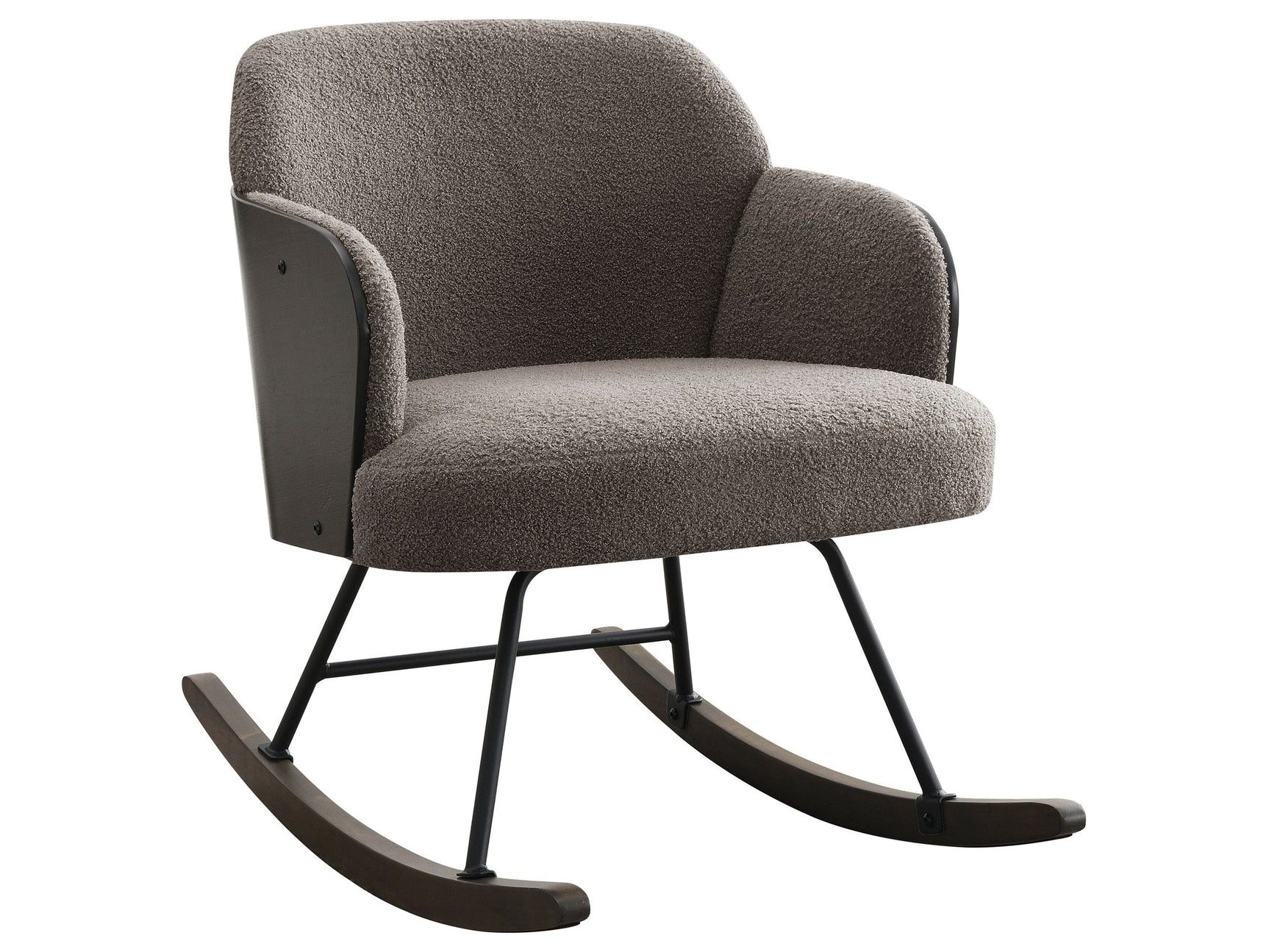 Paige Taupe Rocking Chair - Ornate Home