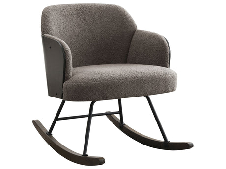 Paige Taupe Rocking Chair - Ornate Home