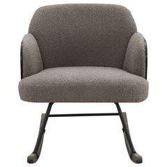 Paige Taupe Rocking Chair - Ornate Home
