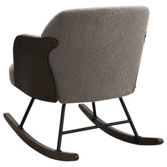 Paige Taupe Rocking Chair - Ornate Home