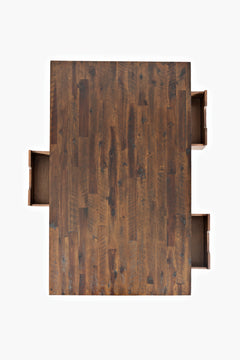 Painted Canyon Distressed Brown Cocktail Table - Ornate Home
