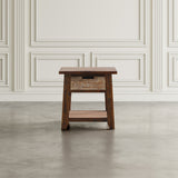 Painted Canyon Distressed Brown End Table - Ornate Home