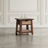 Painted Canyon Distressed Brown End Table - Ornate Home