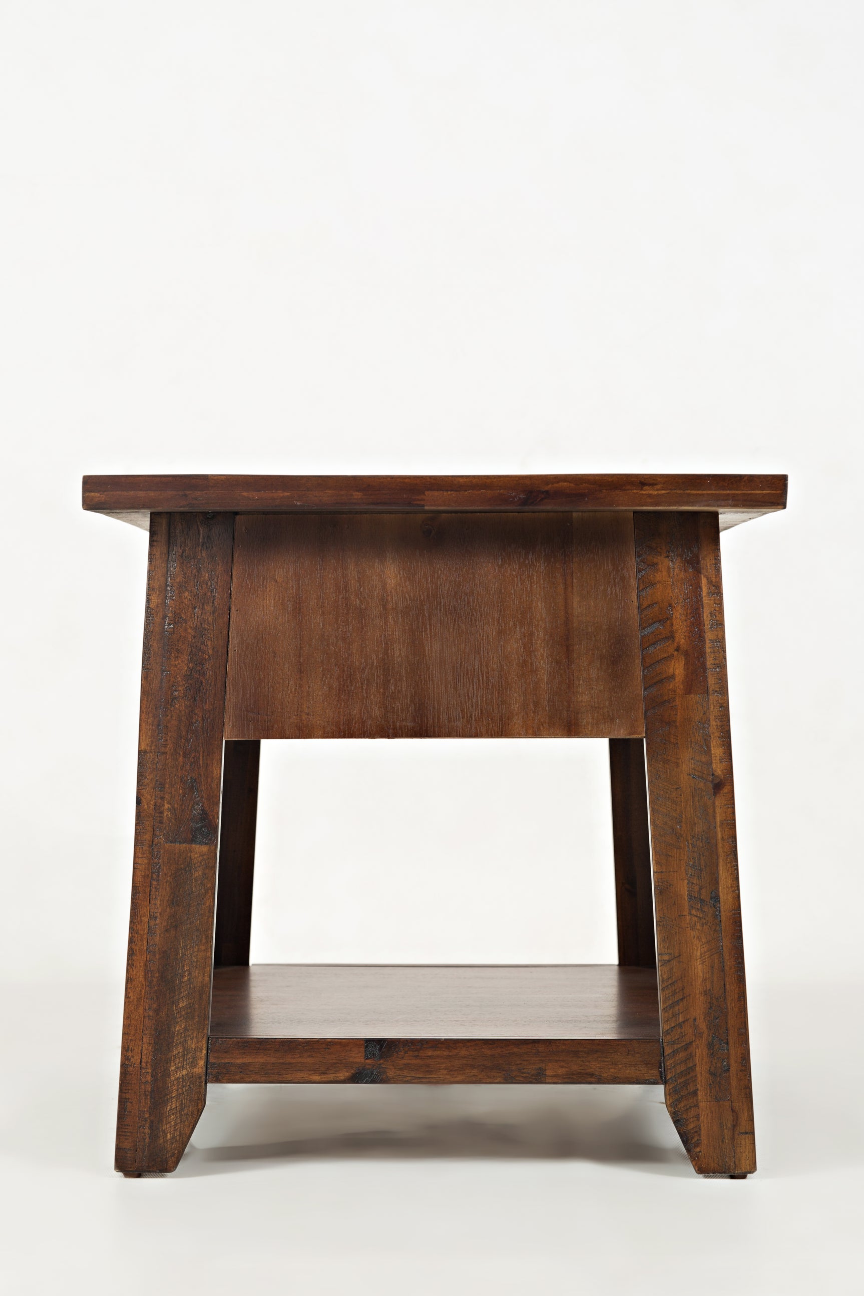 Painted Canyon Distressed Brown End Table - Ornate Home
