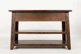 Painted Canyon Distressed Brown Sofa Table - Ornate Home