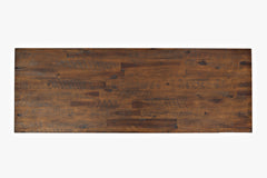 Painted Canyon Distressed Brown Sofa Table - Ornate Home