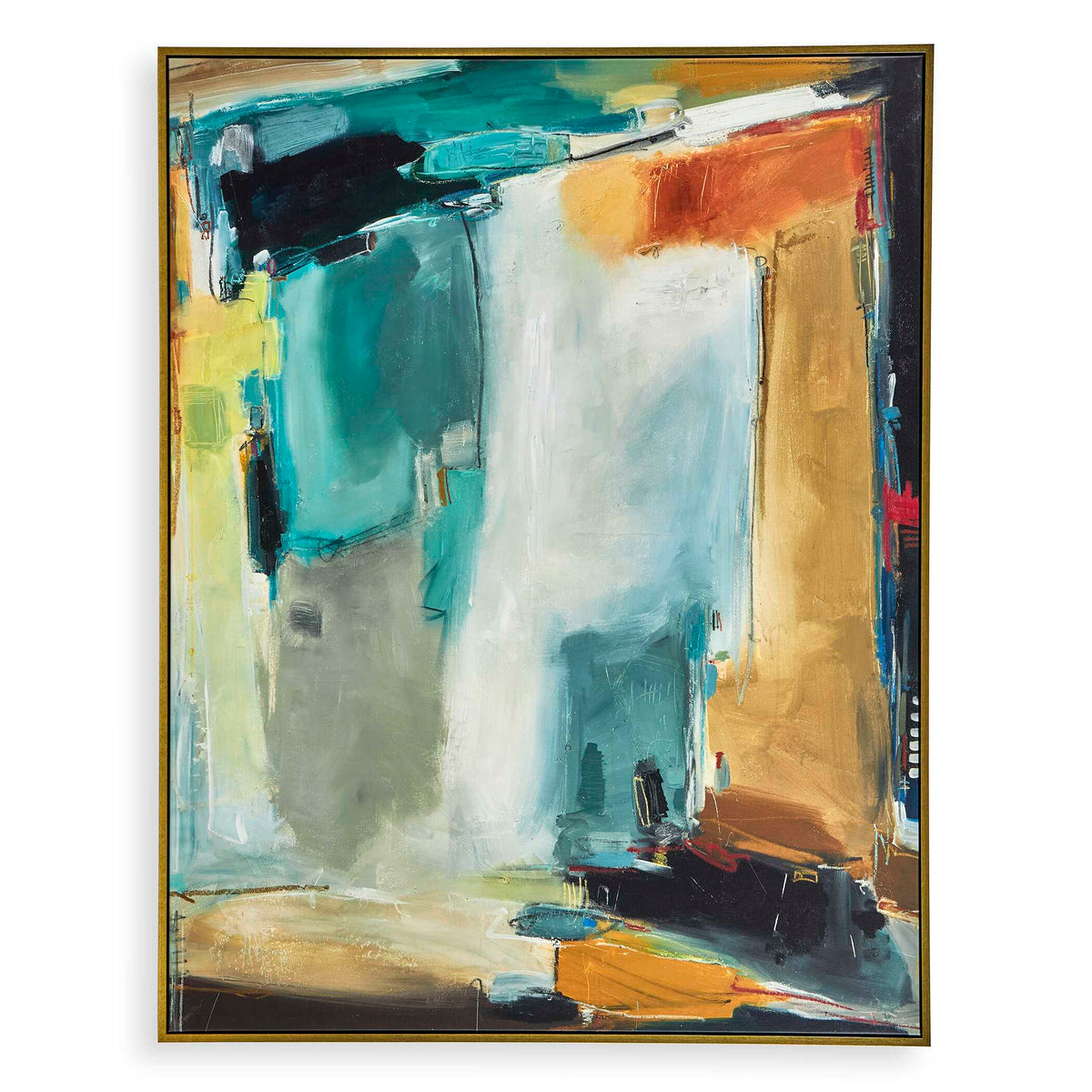 Painters High Revisited Multicolor Framed Abstract Art - Ornate Home