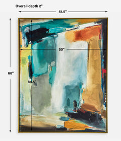Painters High Revisited Multicolor Framed Abstract Art - Ornate Home