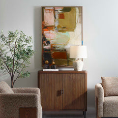 Palace Walls Multicolor Framed Abstract Art - Ornate Home
