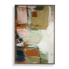 Palace Walls Multicolor Framed Abstract Art - Ornate Home