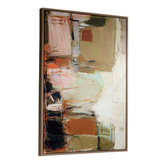 Palace Walls Multicolor Framed Abstract Art - Ornate Home