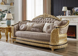Palais Doré Gold 3-Pc Living Room Set / HD-9021 - Ornate Home