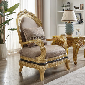 Palais Doré Gold Chair / HD-C9021 - Ornate Home