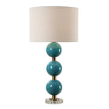 Palawan Blue Glaze Table Lamp - Ornate Home