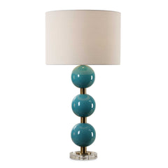 Palawan Blue Glaze Table Lamp - Ornate Home