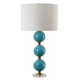 Palawan Blue Glaze Table Lamp - Ornate Home