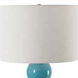 Palawan Blue Glaze Table Lamp - Ornate Home