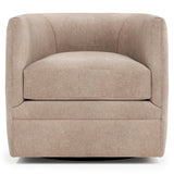 Palazzo Beige Fabric Swivel Chair - Ornate Home