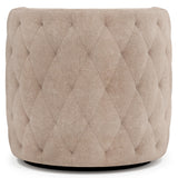 Palazzo Beige Fabric Swivel Chair - Ornate Home