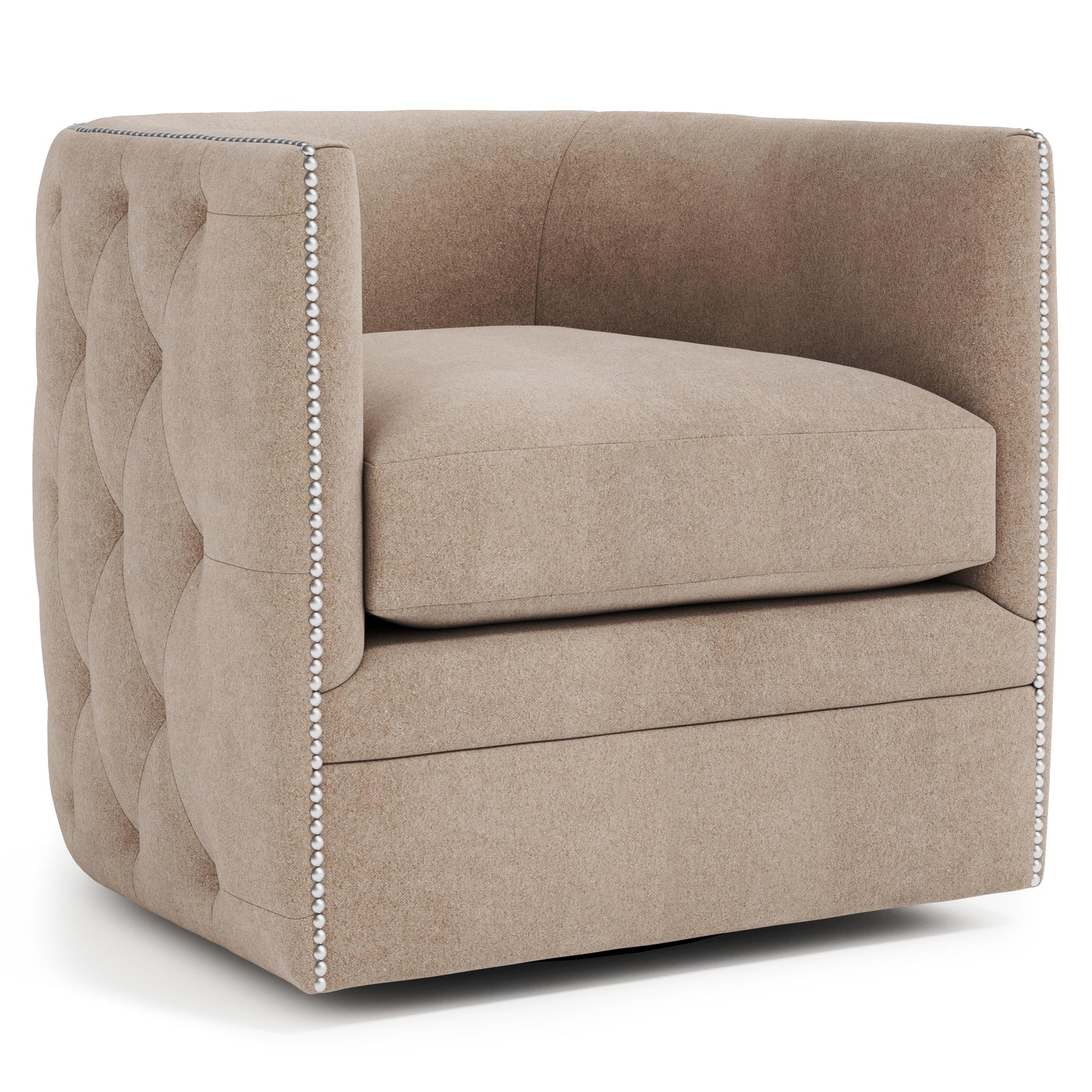 Palazzo Beige Swivel Chair