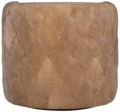 Palazzo Brown Leather Swivel Chair - Ornate Home