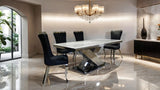 Palazzo Chrome Dining Table - Ornate Home