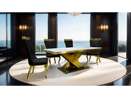 Palazzo Gold Dining Table - Ornate Home