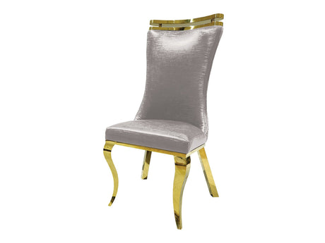 Palazzo Gold/Silver Chair (Set of 2) - Ornate Home