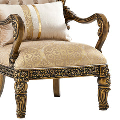 Palazzo Venezia Beige/Brown/Yellow Chair / HD-9017 - Ornate Home