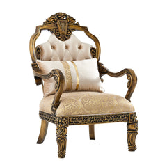 Palazzo Venezia Beige/Brown/Yellow Chair / HD-9017 - Ornate Home