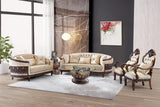 Palazzo Venezia Beige/Brown/Yellow Sofa / HD-9017 - Ornate Home