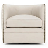 Palazzo White/Cream Swivel Chair - Ornate Home