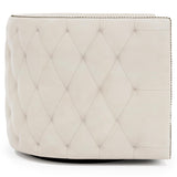 Palazzo White/Cream Swivel Chair - Ornate Home