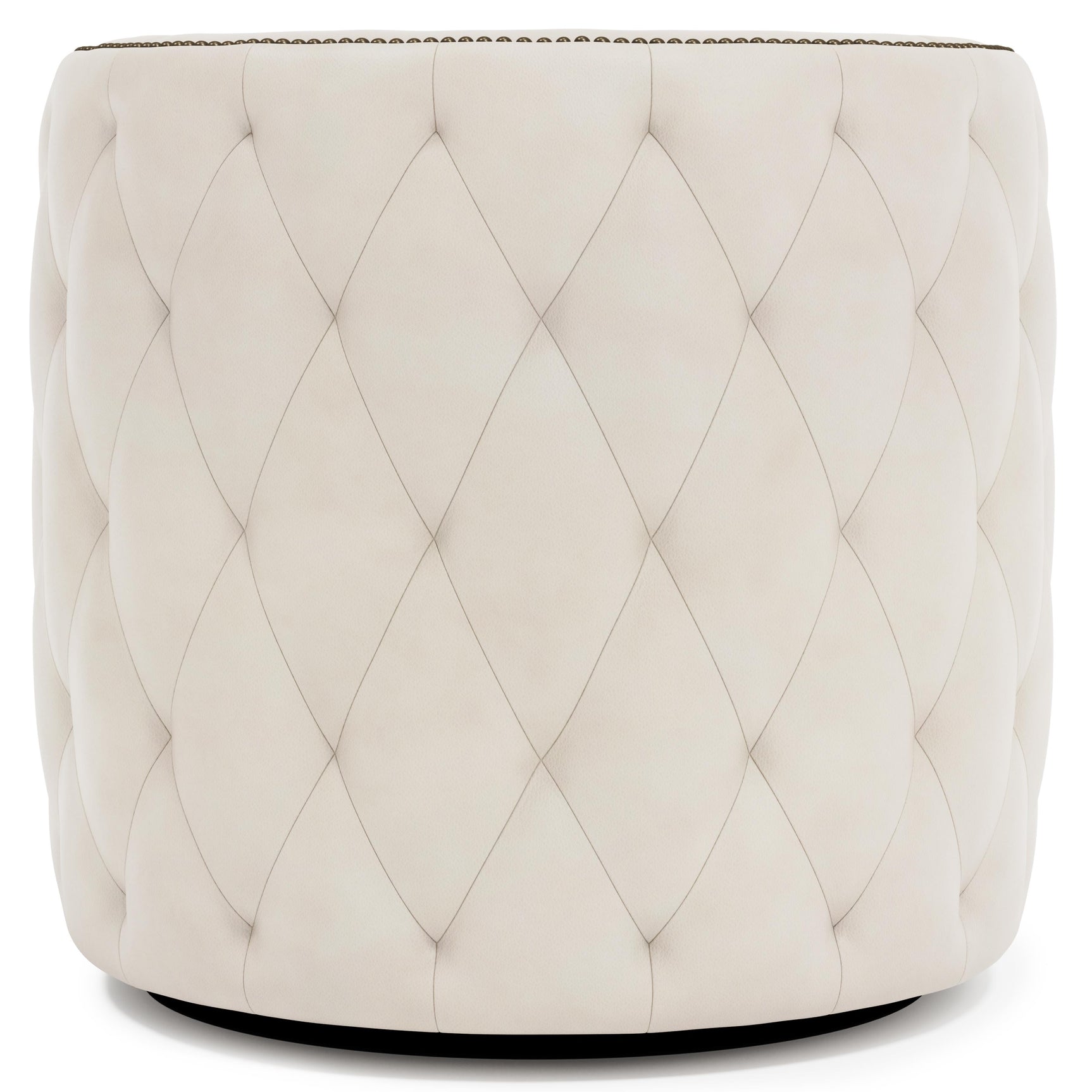 Palazzo White/Cream Swivel Chair - Ornate Home