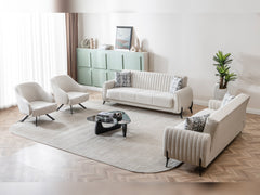 Palermo Cream Chair - Ornate Home