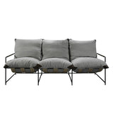 Palermo Gray Sofa - Ornate Home