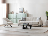 Palermo Cream 3-pieces (Sofa & Loveseat & Chair) Living Room Set