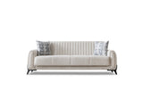 Palermo Cream Convertible Sofa