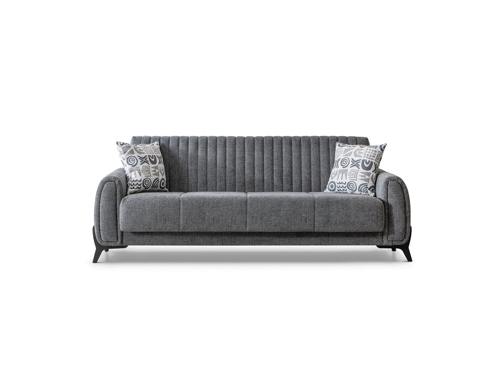 Palermo Grey Convertible Sofa