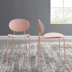 Palette Pink Dining Side Chair (Set of 2) - Ornate Home