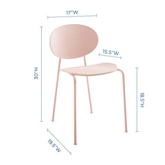 Palette Pink Dining Side Chair (Set of 2) - Ornate Home