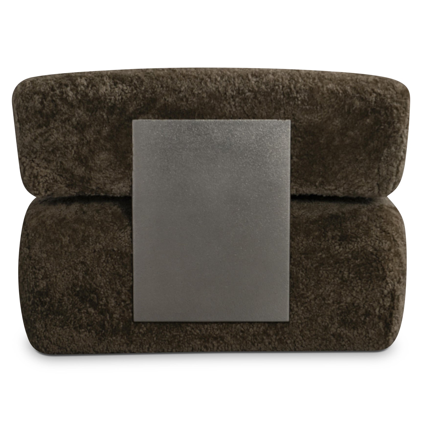 Paley Brown Shearling Swivel Chair - Ornate Home